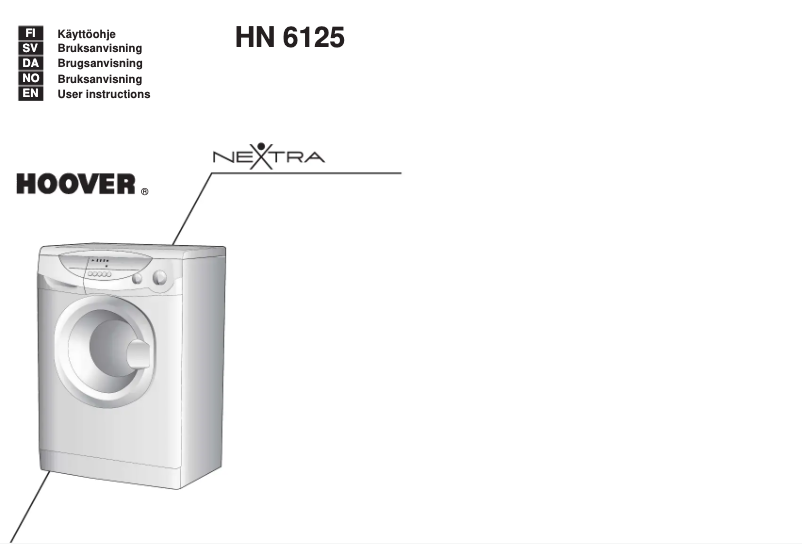 Image de la première page du manuel de l'appareil HN 6125 - 89 S