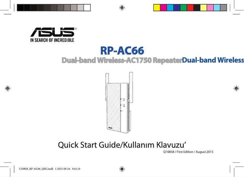 Page n°1 - Manuel utilisateur Asus RP-AC66