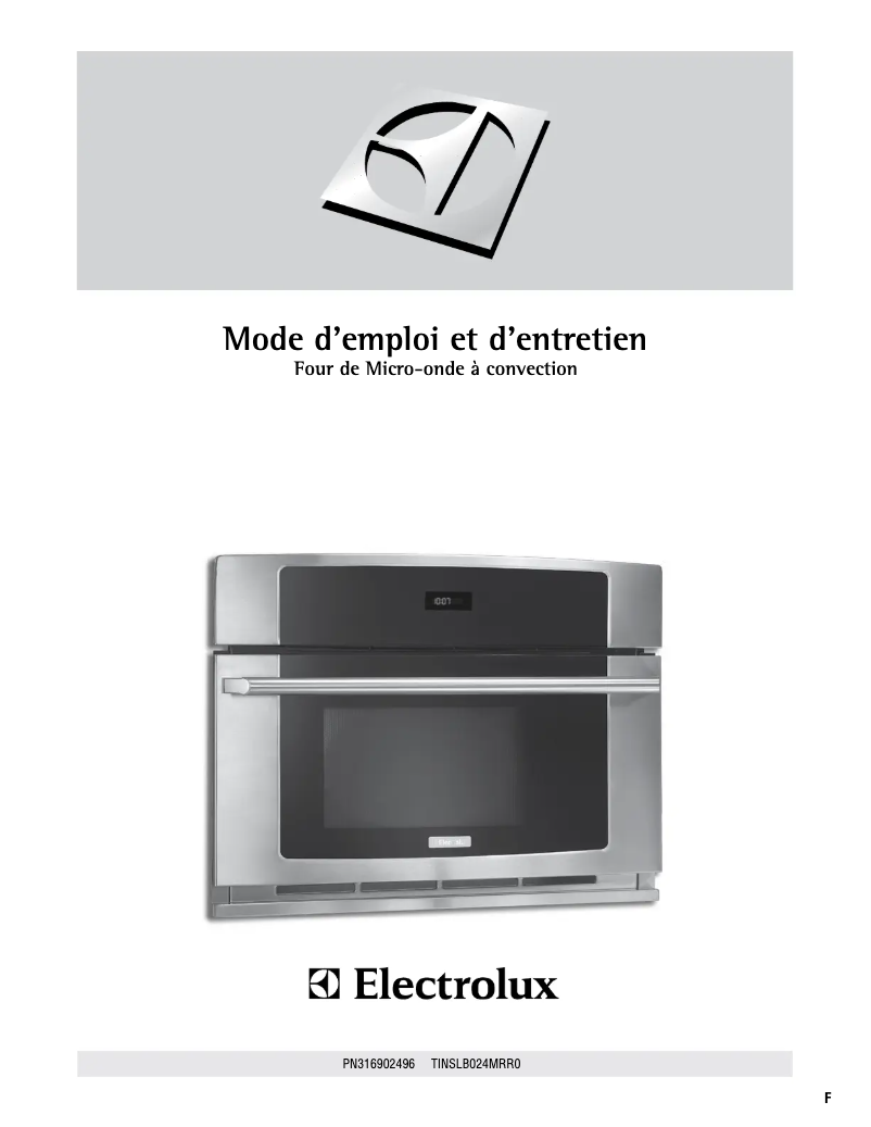Page 1 de la notice Manuel utilisateur Electrolux EW30SO60LS
