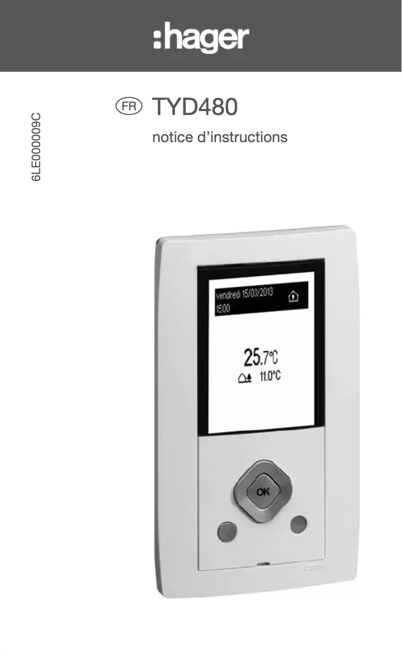 Image de la première page du manuel de l'appareil TYD480