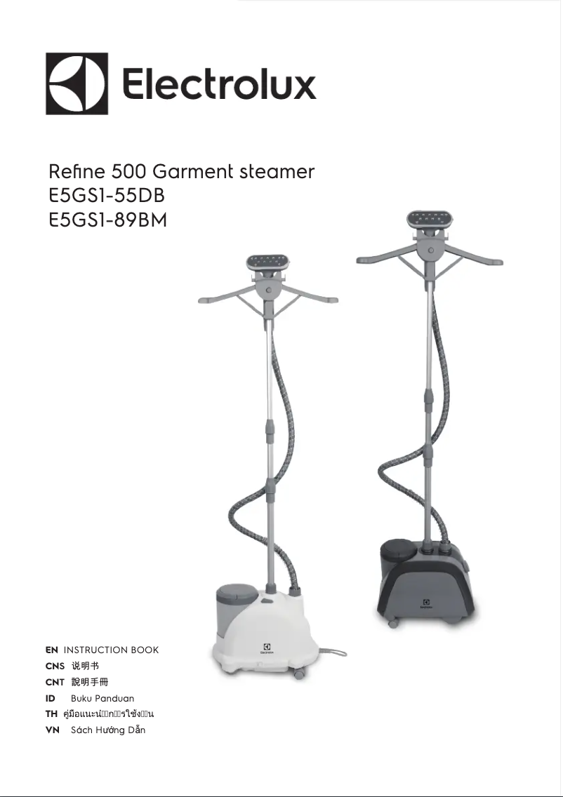 Imagen de la primera página del manual del dispositivo Refine 500 E5GS1-55DB