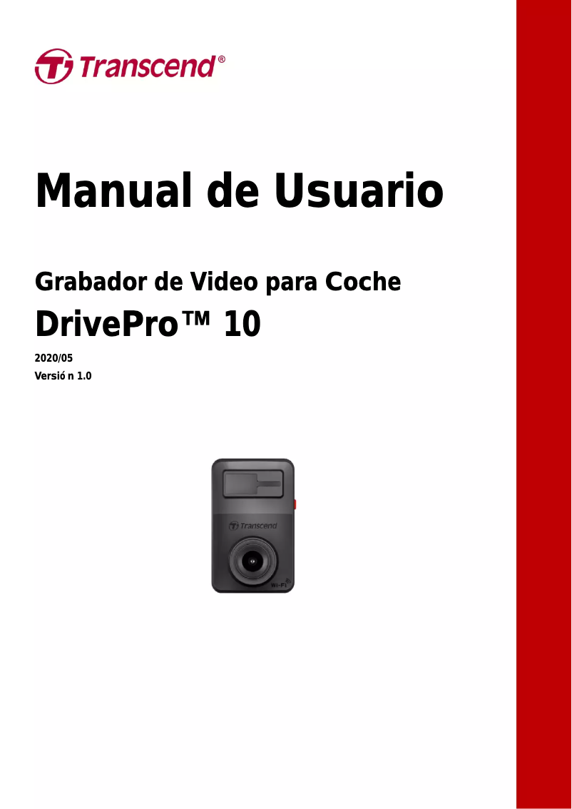 Image de la première page du manuel de l'appareil DrivePro 10