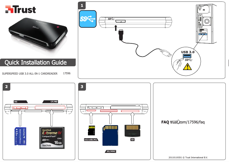 Page n°1 - Manuel utilisateur Trust SuperSpeed