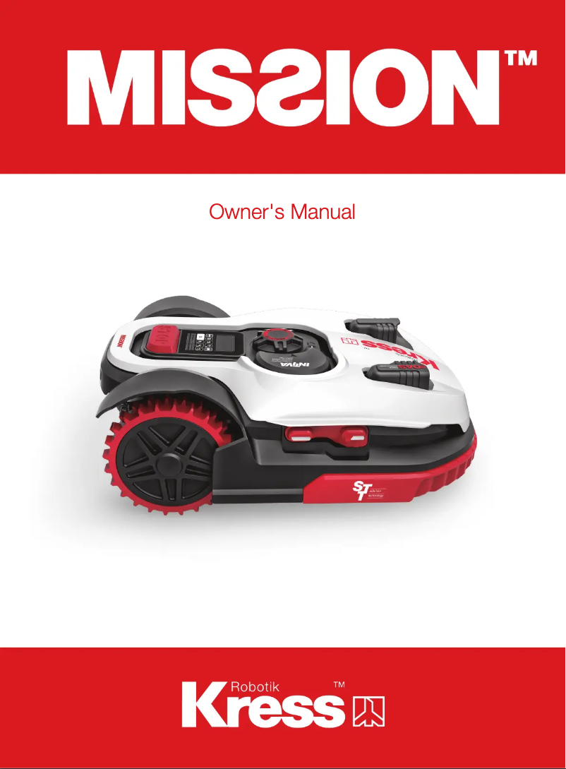 Image de la première page du manuel de l'appareil Mission 1000 KR121E