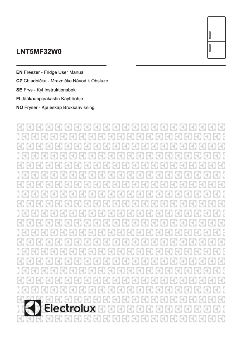 Page 1 de la notice Manuel utilisateur Electrolux LNT5MF32W0