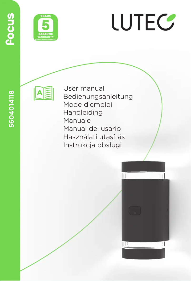 Page n°1 - Manuel utilisateur Lutec Focus