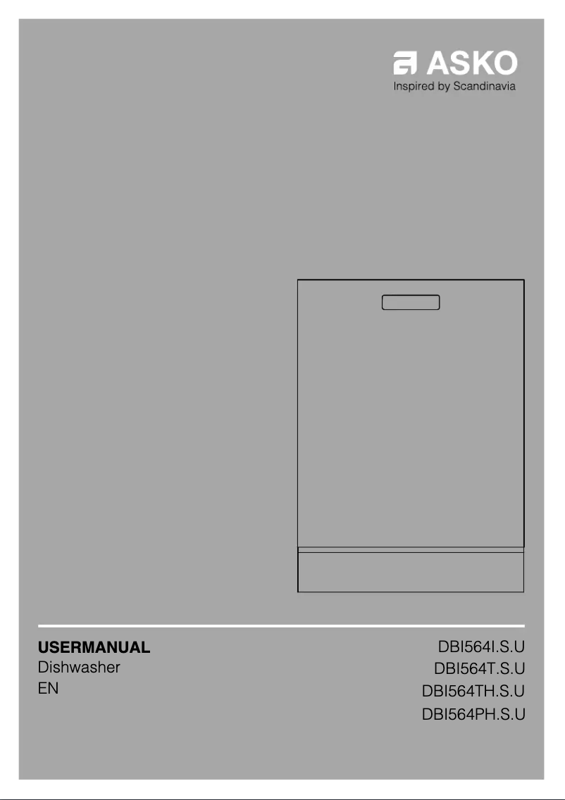 Page n°1 - Manuel utilisateur Asko DBI564T.S.U