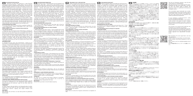 Page n°1 - Manuel utilisateur Evapolar evaCHILL EV-500