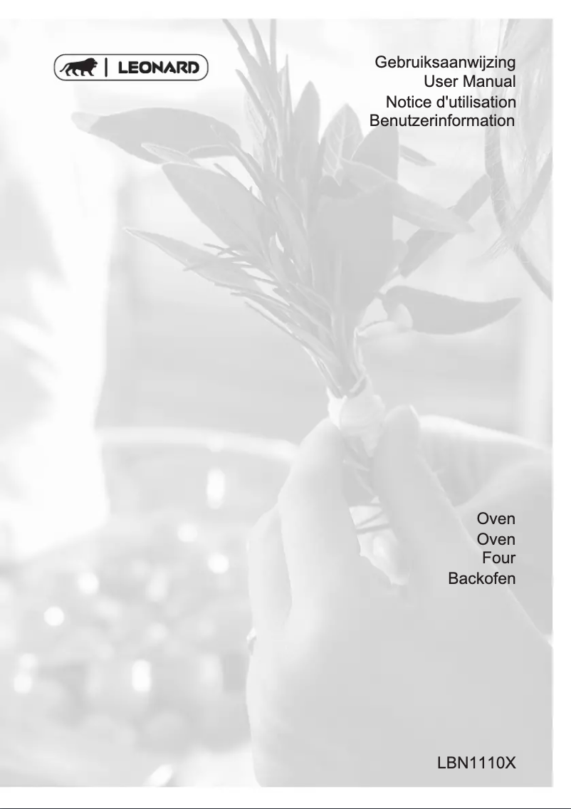 Page 1 de la notice Manuel utilisateur Leonard LBN1110X