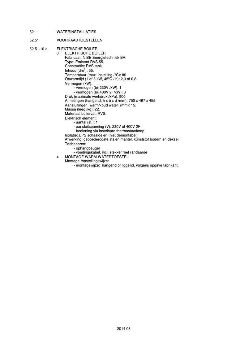 Image de la première page du manuel de l'appareil Eminent 120 R