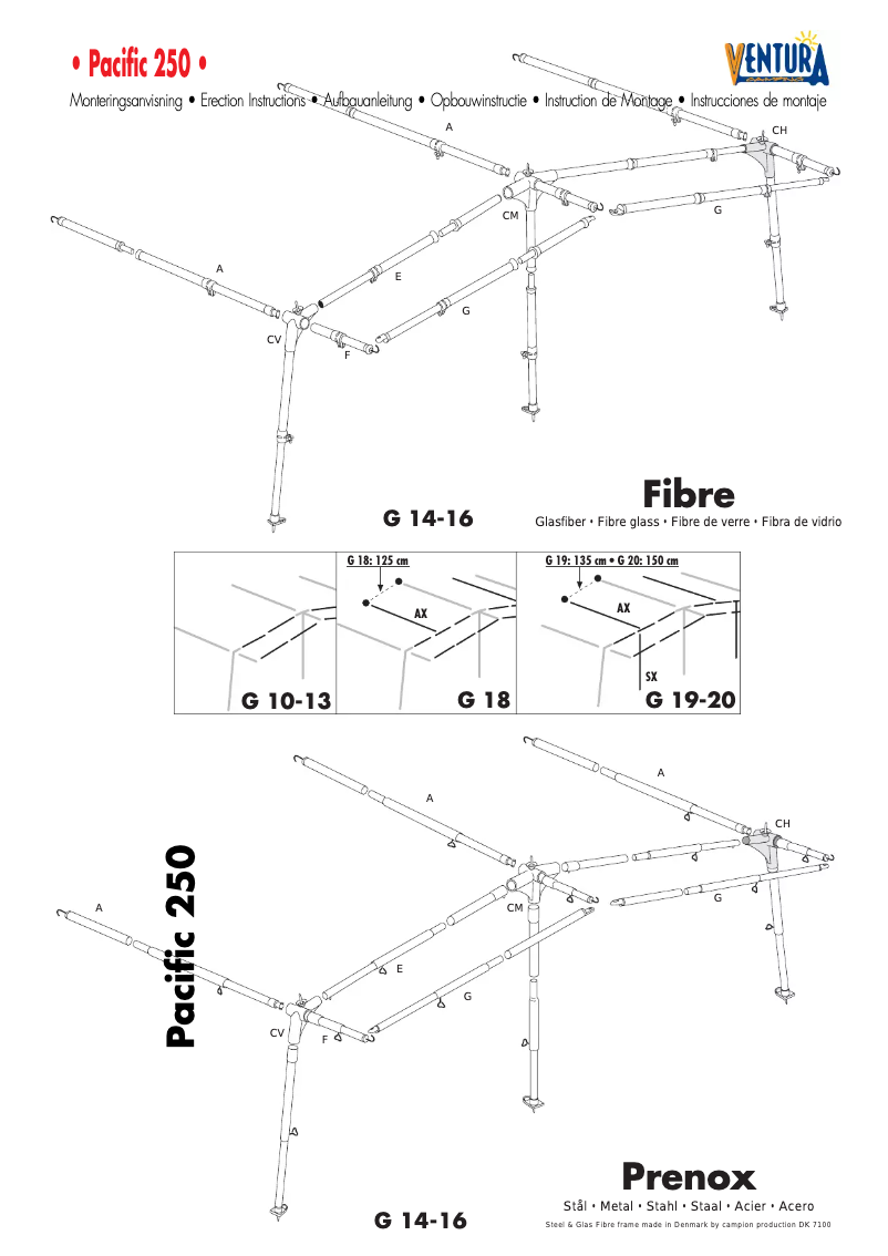 Page 1 de la notice Manuel utilisateur Ventura Pacific 250