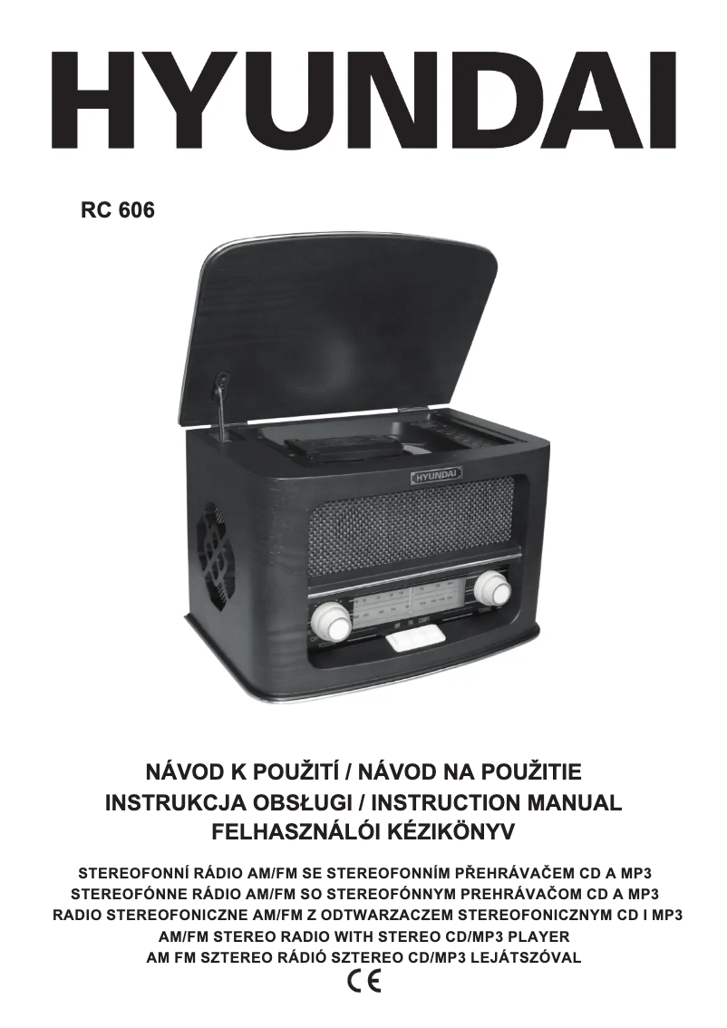 Image de la première page du manuel de l'appareil RC606