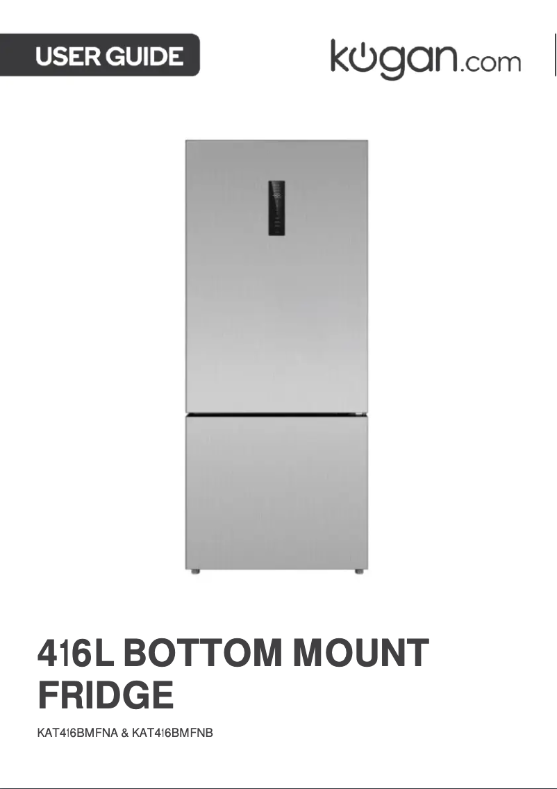 Image de la première page du manuel de l'appareil KAT416BMFNB