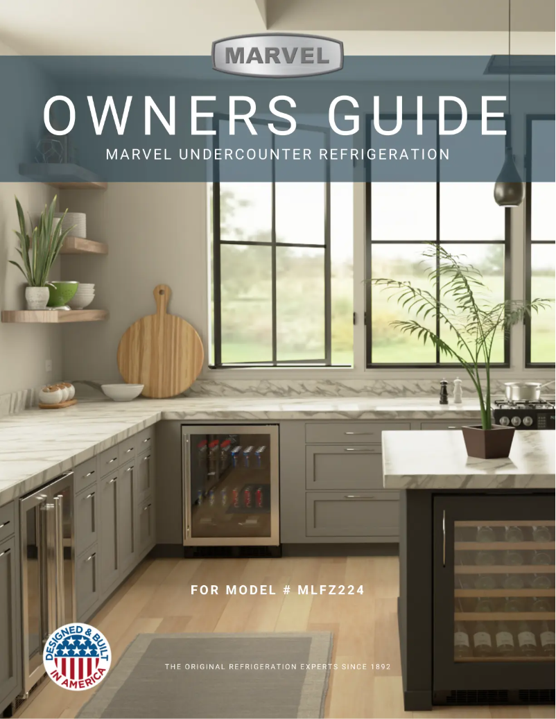 Page 1 de la notice Manuel utilisateur Marvel MLFZ224IS01A