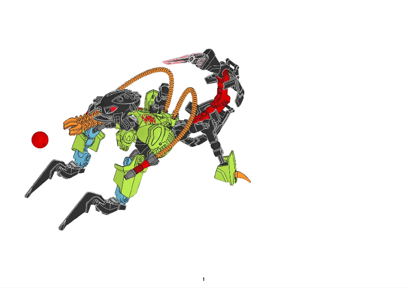 Page 1 de la notice Manuel utilisateur Lego THORNRAXX