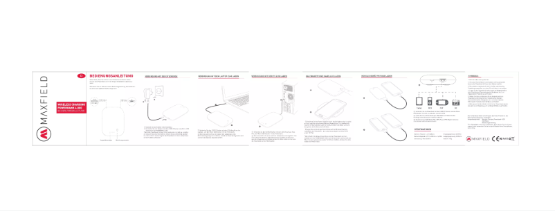 Page n°1 - Manuel utilisateur Maxfield Wireless Charging Powerbank 4.000