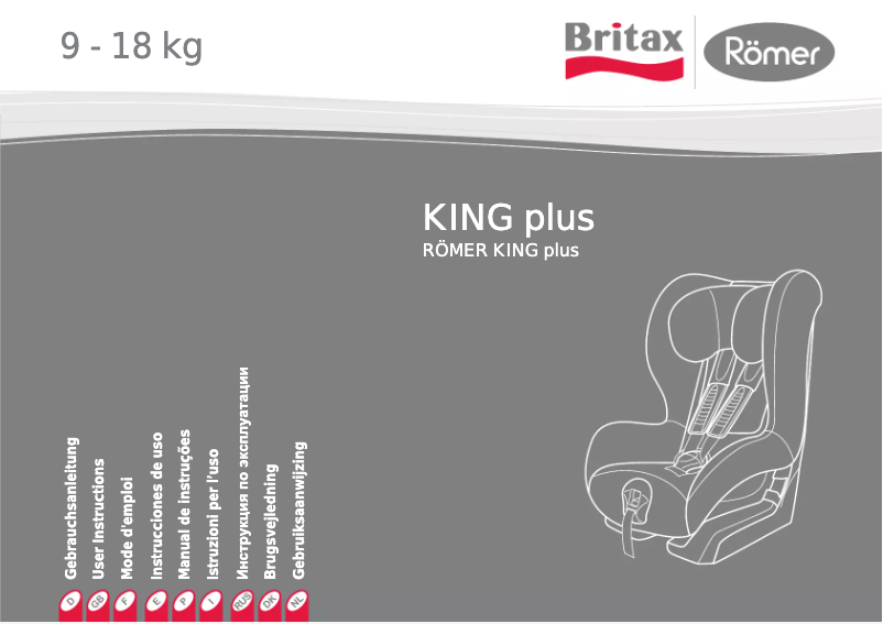 Image de la première page du manuel de l'appareil King Plus