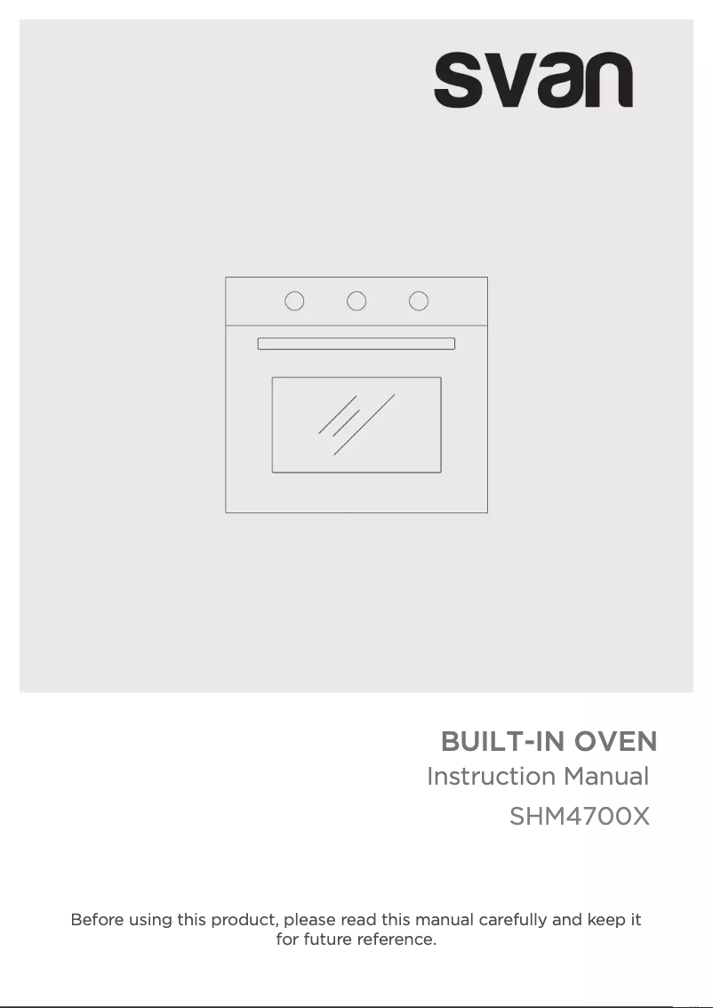 Page 1 de la notice Manuel utilisateur SVAN SHM4700X