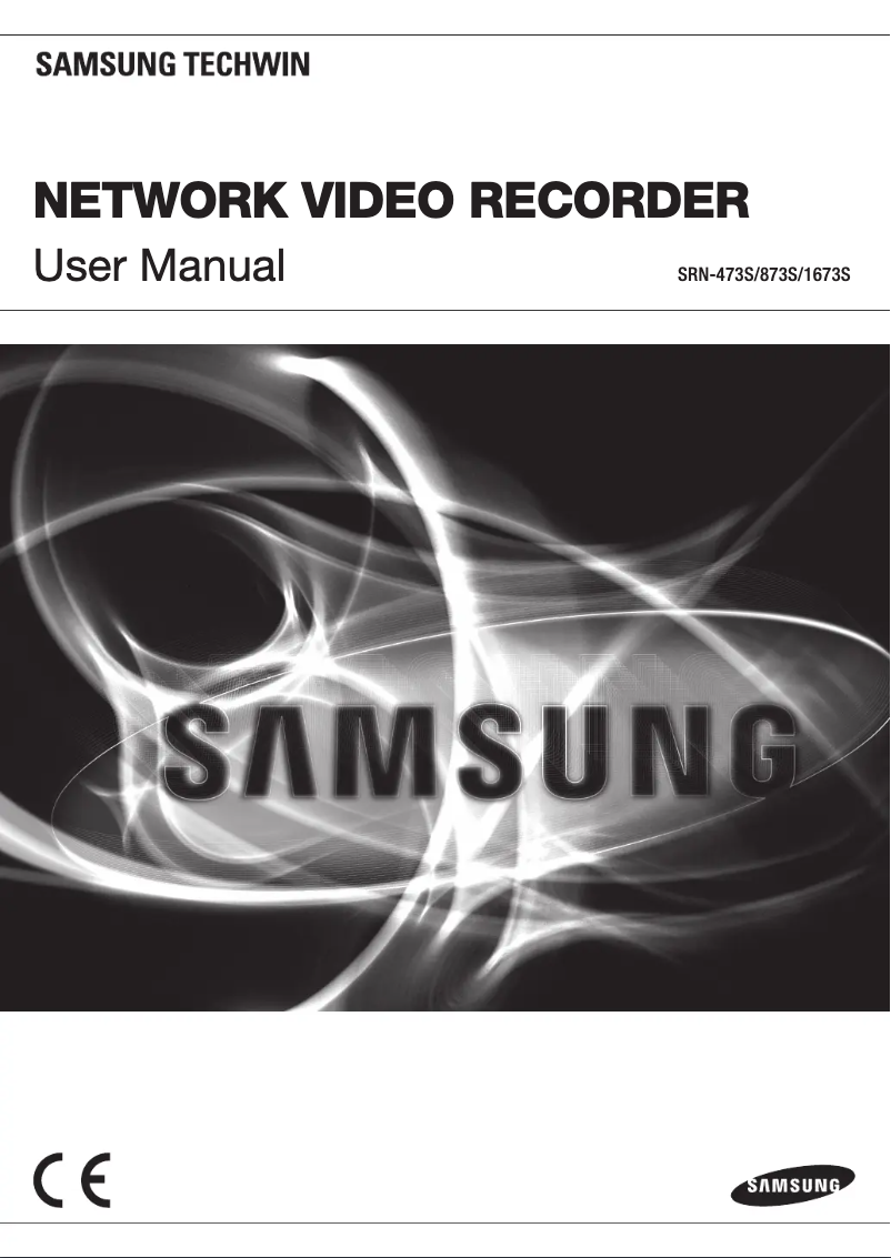 Page 1 de la notice Manuel utilisateur Samsung SRN-1673S