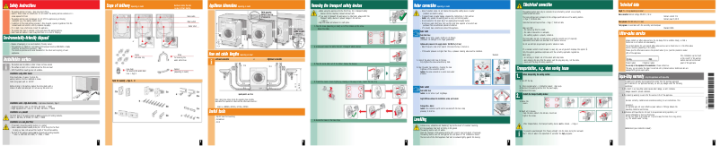 Page 1 of the manual Installation Guide Bosch WIS24161EE