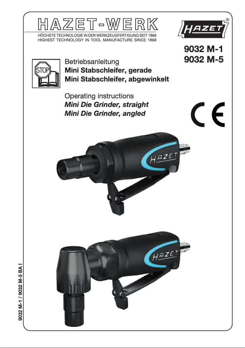 Page 1 de la notice Manuel utilisateur Hazet 9032 M-5