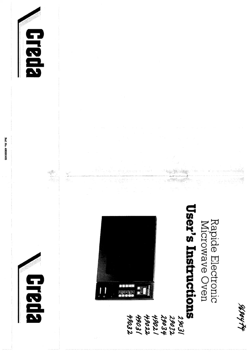 Image de la première page du manuel de l'appareil 29034