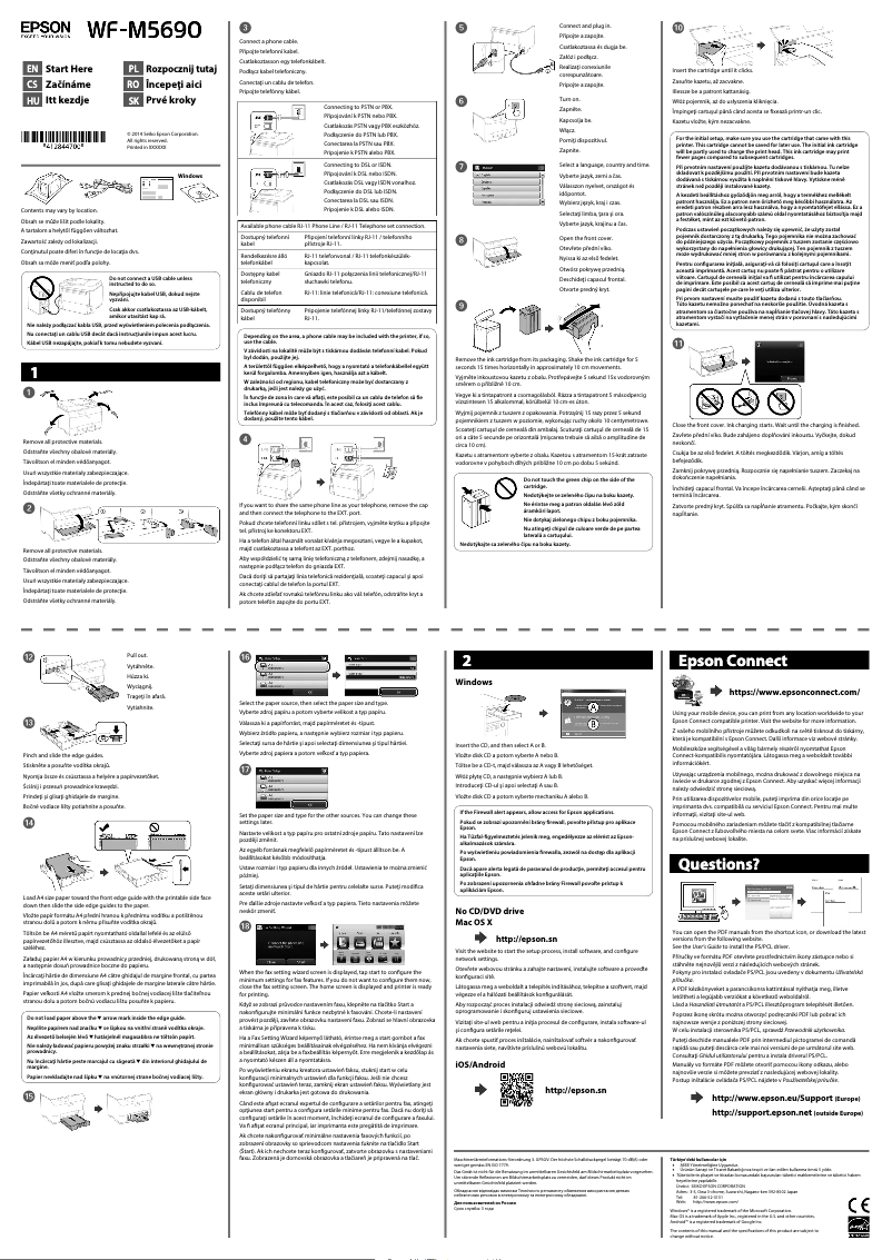 Image de la première page du manuel de l'appareil WorkForce Pro WF-M5690DWF
