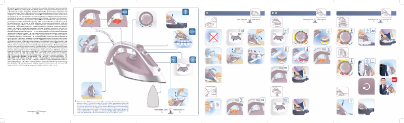 Image de la première page du manuel de l'appareil Easygliss Plus FV5714E0