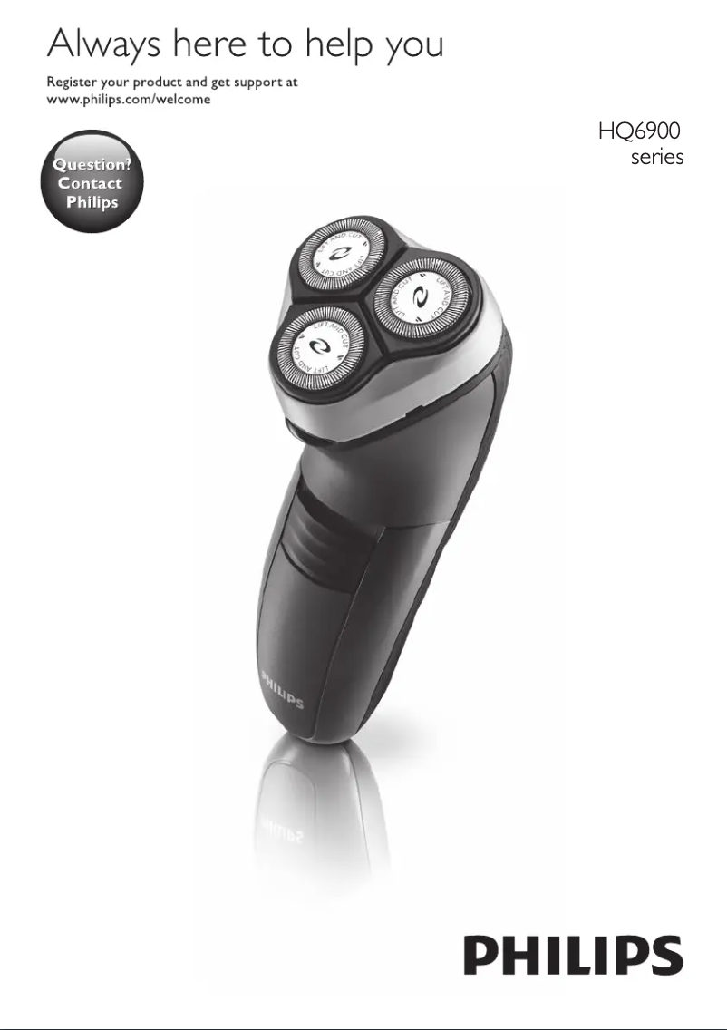 Page n°1 - Manuel utilisateur Philips HQ6946