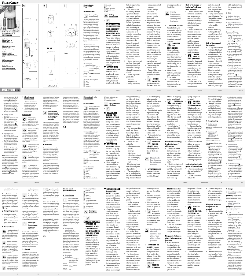 Image de la première page du manuel de l'appareil IAN 292016