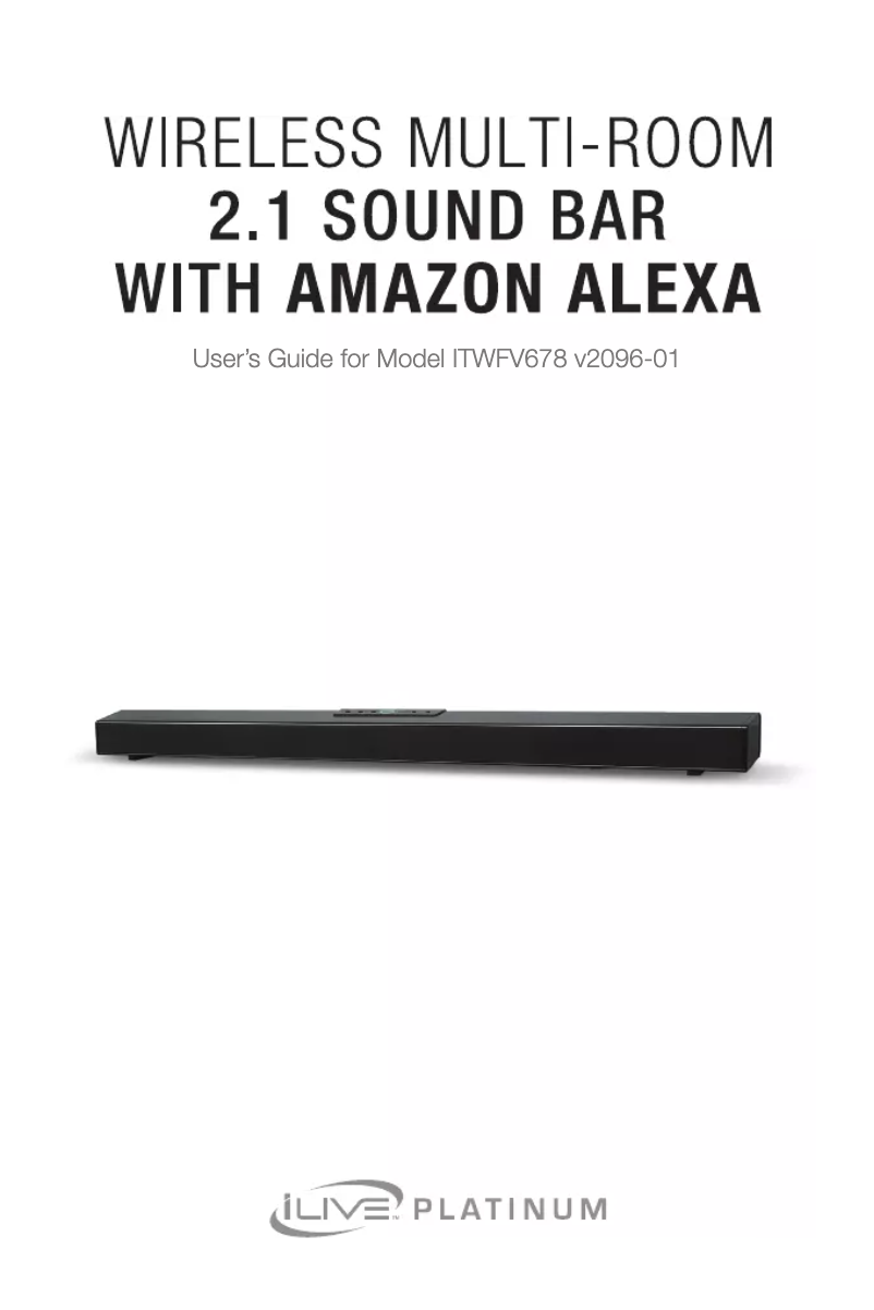 Page 1 de la notice Manuel utilisateur iLive ITWFV678B