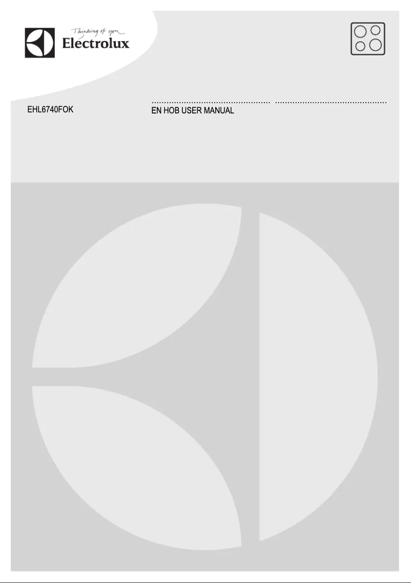 Image de la première page du manuel de l'appareil EHL6740FOK