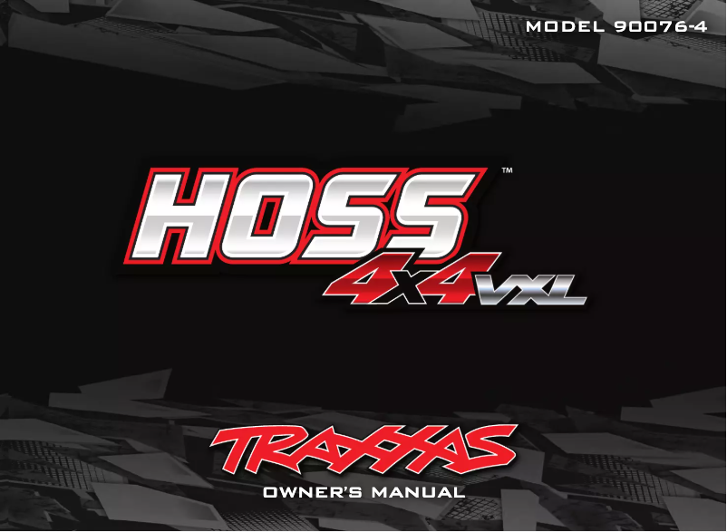 Image de la première page du manuel de l'appareil Hoss 4x4 VXL