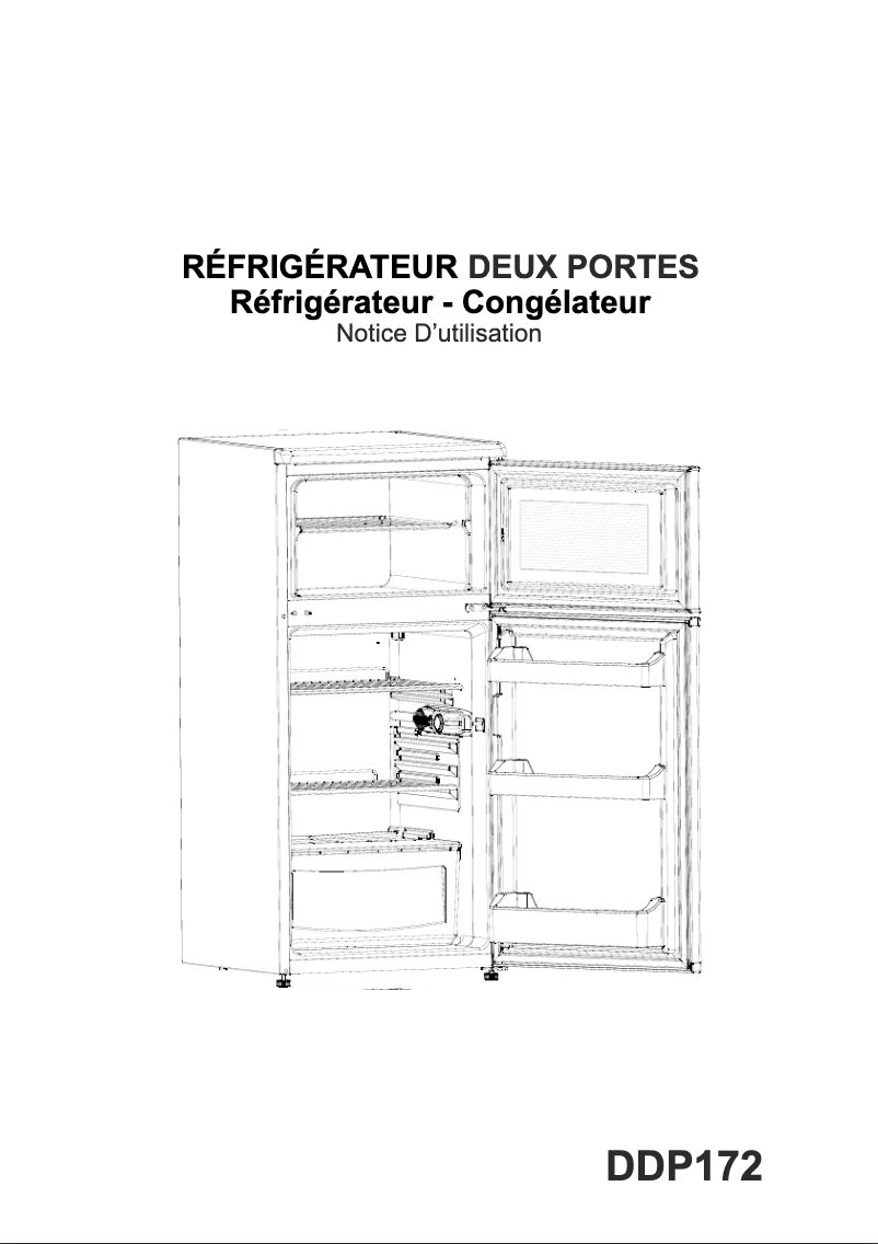 Image de la première page du manuel de l'appareil DDP172