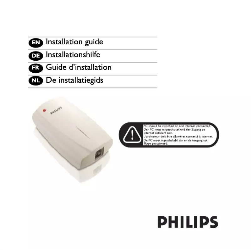 Página 1 del manual Guía de inicio rápido Philips VOIP1511B