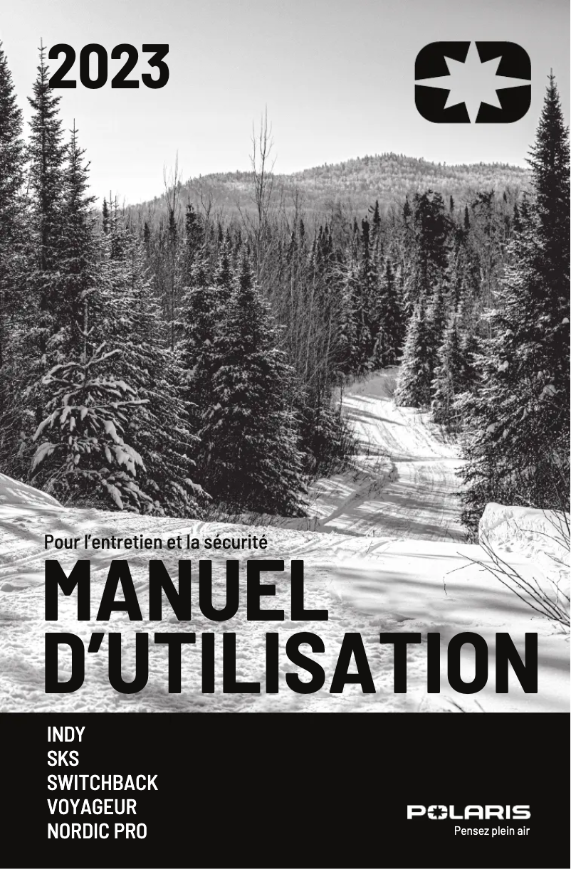 Page 1 de la notice Manuel utilisateur Polaris 650 INDY XC 137 (2023)