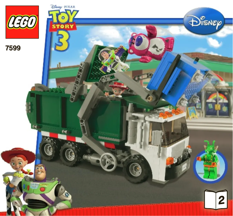 Page 1 de la notice Manuel utilisateur Lego Toy Story 3 7599