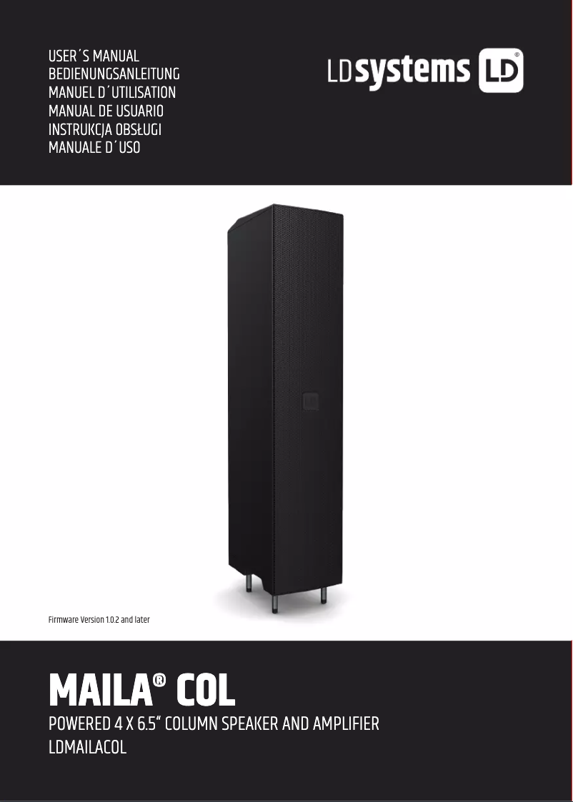 Page 1 de la notice Manuel utilisateur LD Systems MAILA SAT