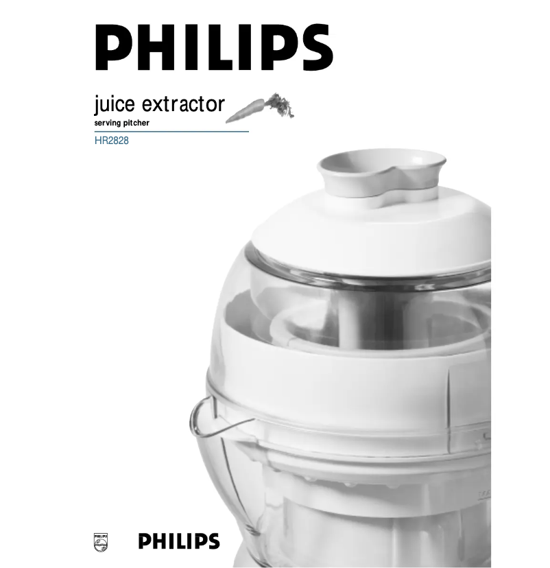 Página 1 del manual Manual de usuario Philips HR2828