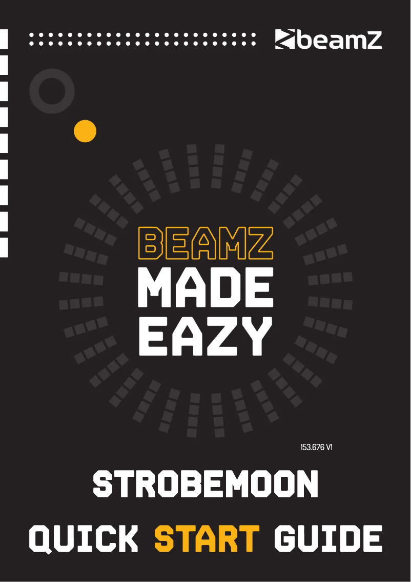 Page n°1 - Guide de démarrage rapide BeamZ StrobeMoon