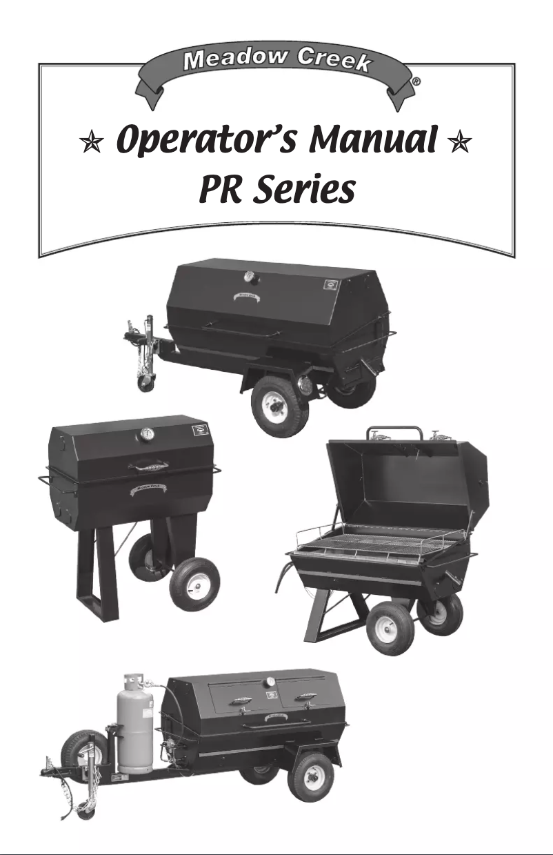 Page n°1 - Manuel utilisateur Meadow Creek PR72T