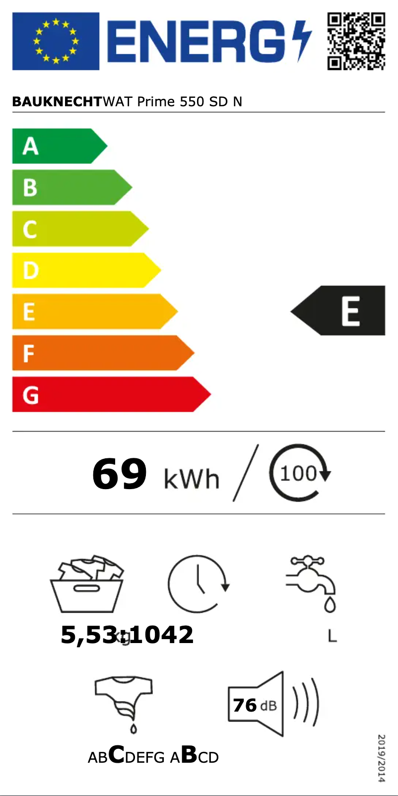 Page n°1 - Manuel utilisateur Bauknecht WAT Prime 550 SD N