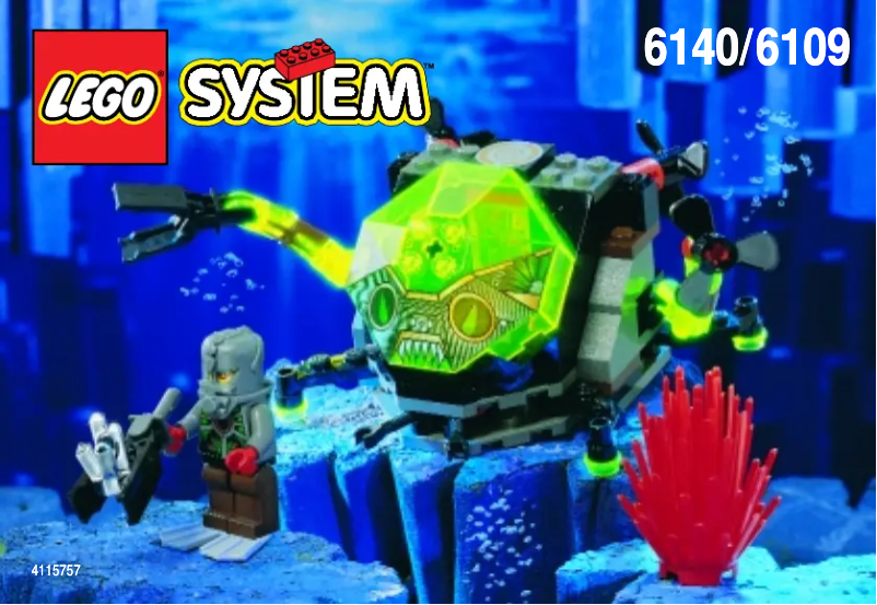 Page 1 de la notice Manuel utilisateur Lego THE CRAB