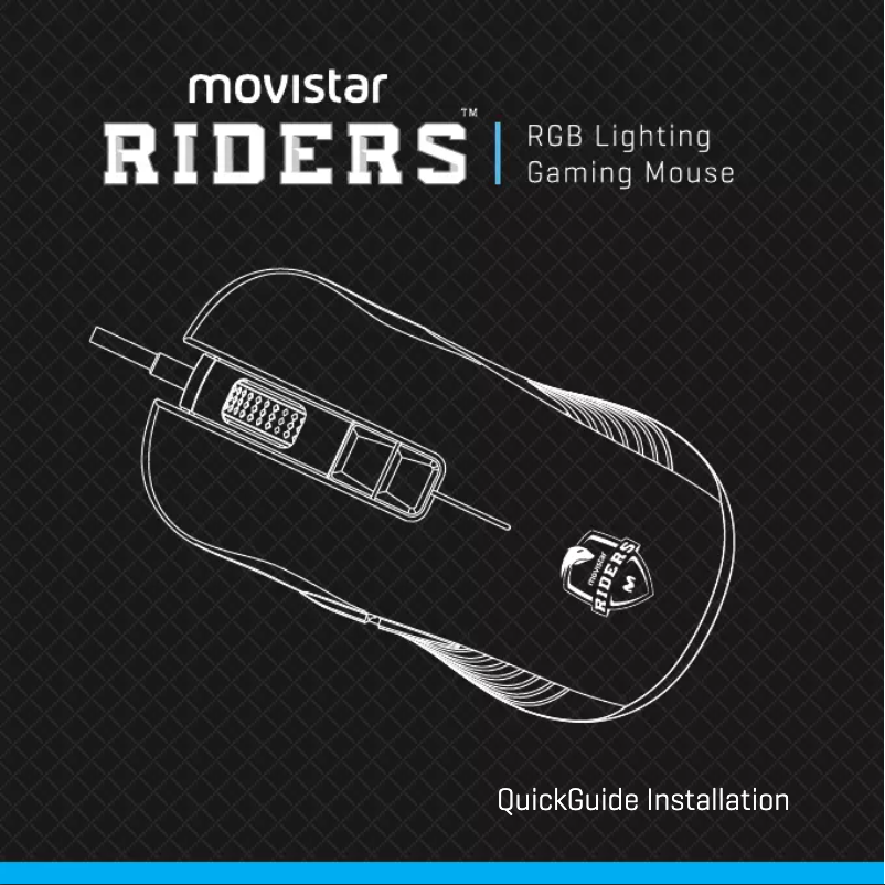 Página 1 del manual Manual de usuario Krom Movistar Riders Mouse