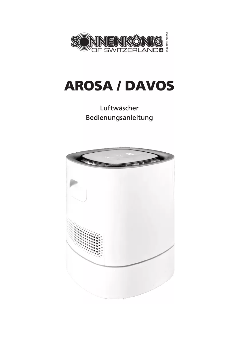 Image de la première page du manuel de l'appareil Davos