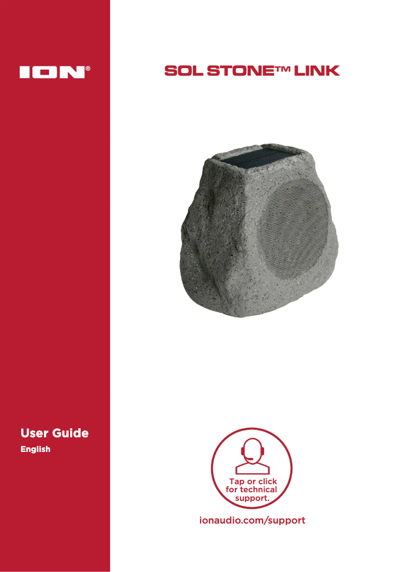 Page n°1 - Manuel utilisateur ION Sol Stone Link