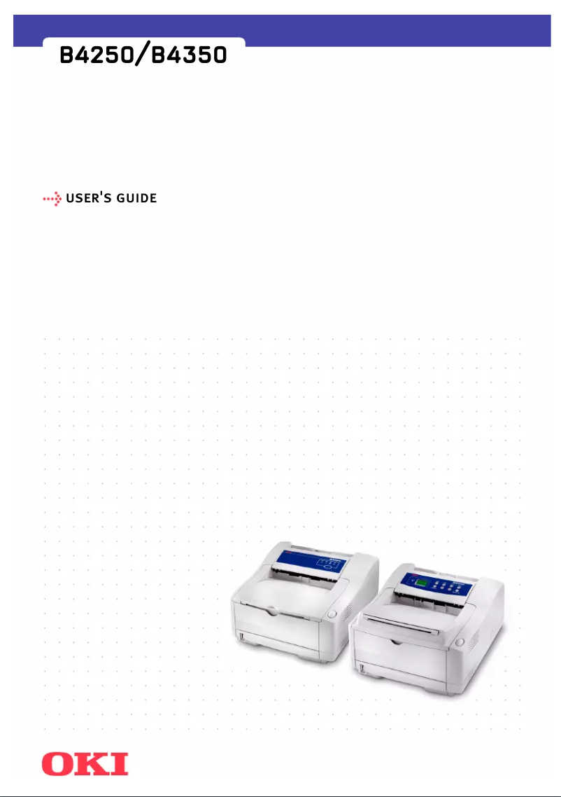 Page 1 de la notice Manuel utilisateur OKI B4350N PS