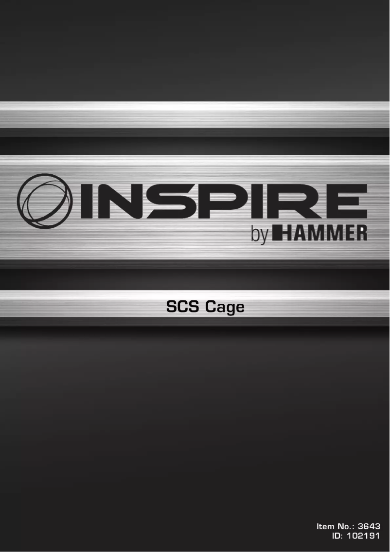 Página 1 del manual Manual de usuario Inspire SCS Cage