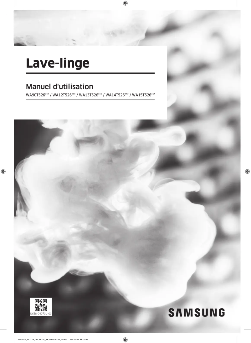 Image de la première page du manuel de l'appareil WA14T5260BV