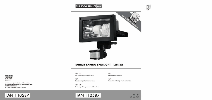 Image de la première page du manuel de l'appareil IAN 64955